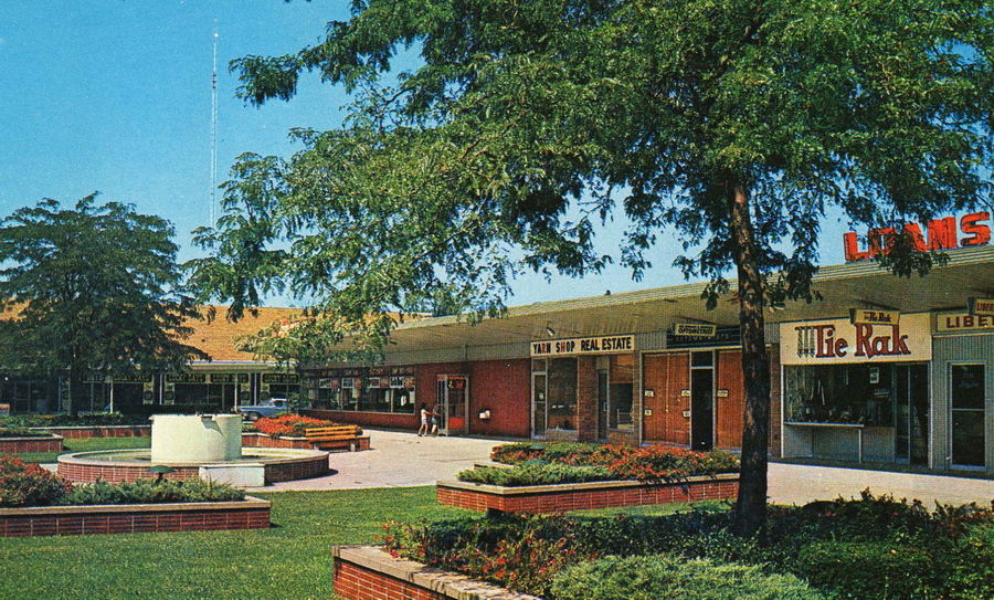 Frandor Shopping Center - Old Postcard Photo